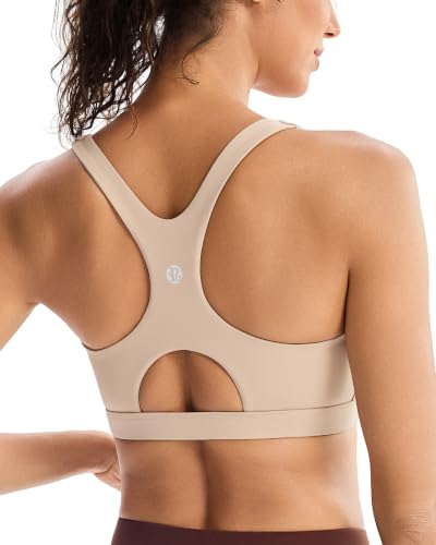Image of RUNNING GIRL Sports Bras for Women High Support,Racerback High Impact Sports Bra Moulded Cup Workout Bra Push up