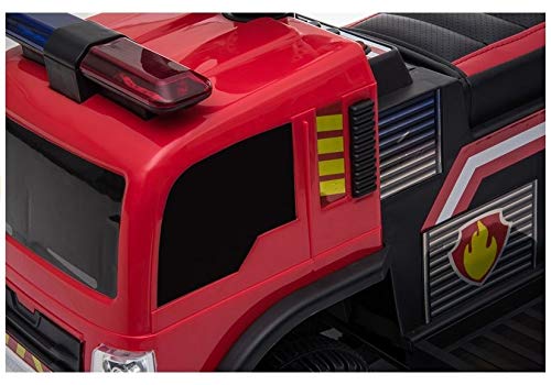 Slider Car 5in1 Fire Truck 6V Leder 2.4 GHz Feuerwehr LKW Sound und Licht