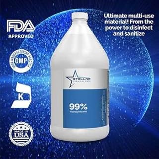 Isopropyl Alcohol (IPA) 99% Purity | | Made in USA | 1 Gallon ~ Stellar Chemical Corp