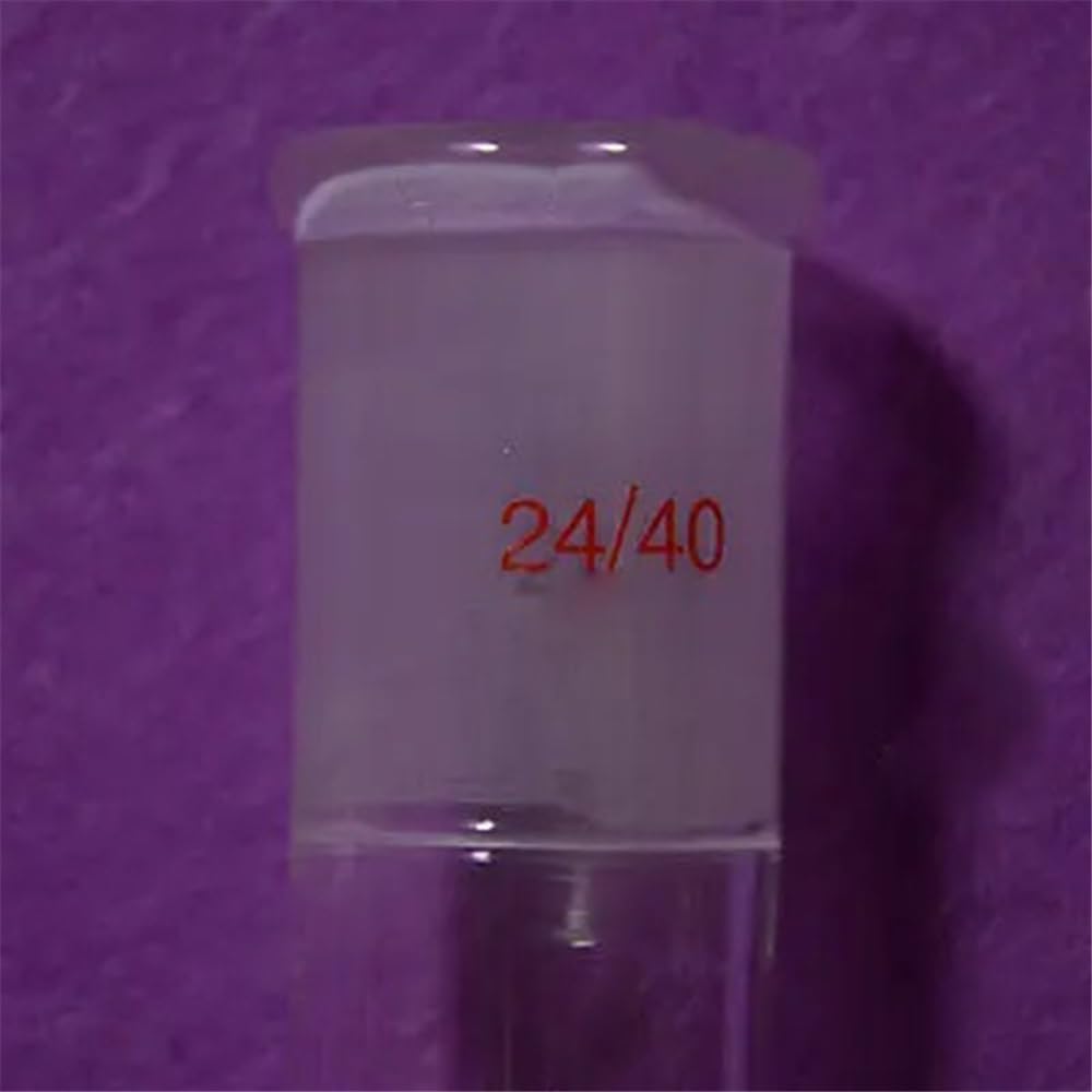 Equipos y suministros de laboratorio Condensador de 200 mm, junta 24/40 con soporte, cristalería laboratorio