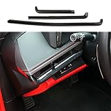 Carbon Fiber Interior Control Dashboard Cover Trims for Chevrolet Corvette C8 2020-2025 Decoration Accessories