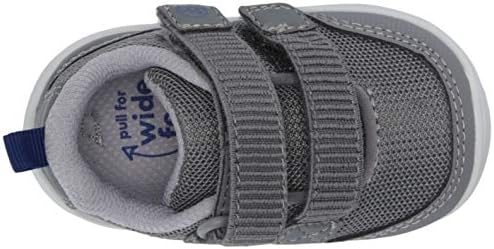 Stride Rite 360 Boy's Dash Dual Width Insole Athletic Sneaker, Grey, 3 M US Infant | Image 4