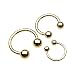 Basic Horseshoe Circular Barbell 316L Surgical Steel (Sold Individually)