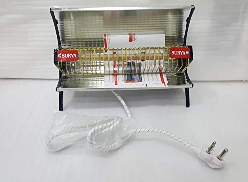SURYA ROSHNI Ceramic Room Heater 1000W (Black + ) : Amazon.in: Home u0026  Kitchen