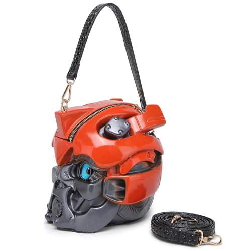 Image of Men PVC Unique Novelty Weird Shape Handbag Purse Detachable Strap Crossbody Shoulder Bag for Women