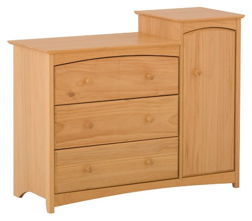 Storkcraft Beatrice Combo Tower Chest, Cognac