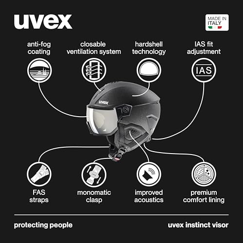 Casco de esquí uvex Instinct Visor con pantalla antivaho integrada 2