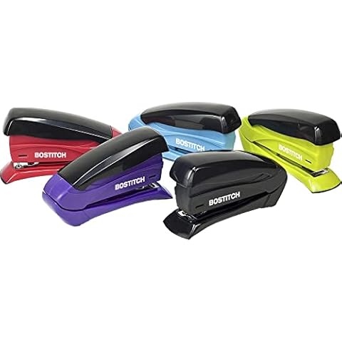 Bostitch Office Inspire 15 Sheet Stapler - One Finger, No Effort, Spring Powered Stapler - Assorted Colors, No Color Choice (1491) Cover
