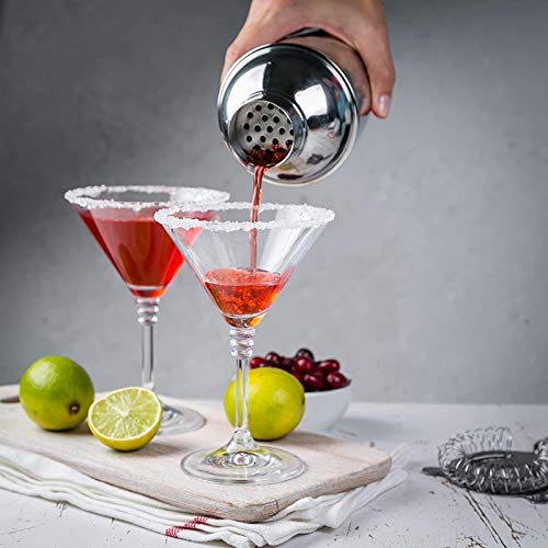 Juego de Coctelera con 14 Piezas para Bartender miniatura 5