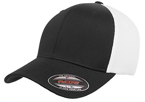 Image of Flexfit Two-Tone Stretch Mesh Fitted Cap Hat