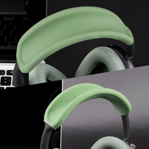 Image of SOULWIT Upgraded Headband Protector for AirPods Max (USB-C /Lightning), Sweat Proof Full Cover for Gym Workouts, (Easy Disassembly Required) - Green