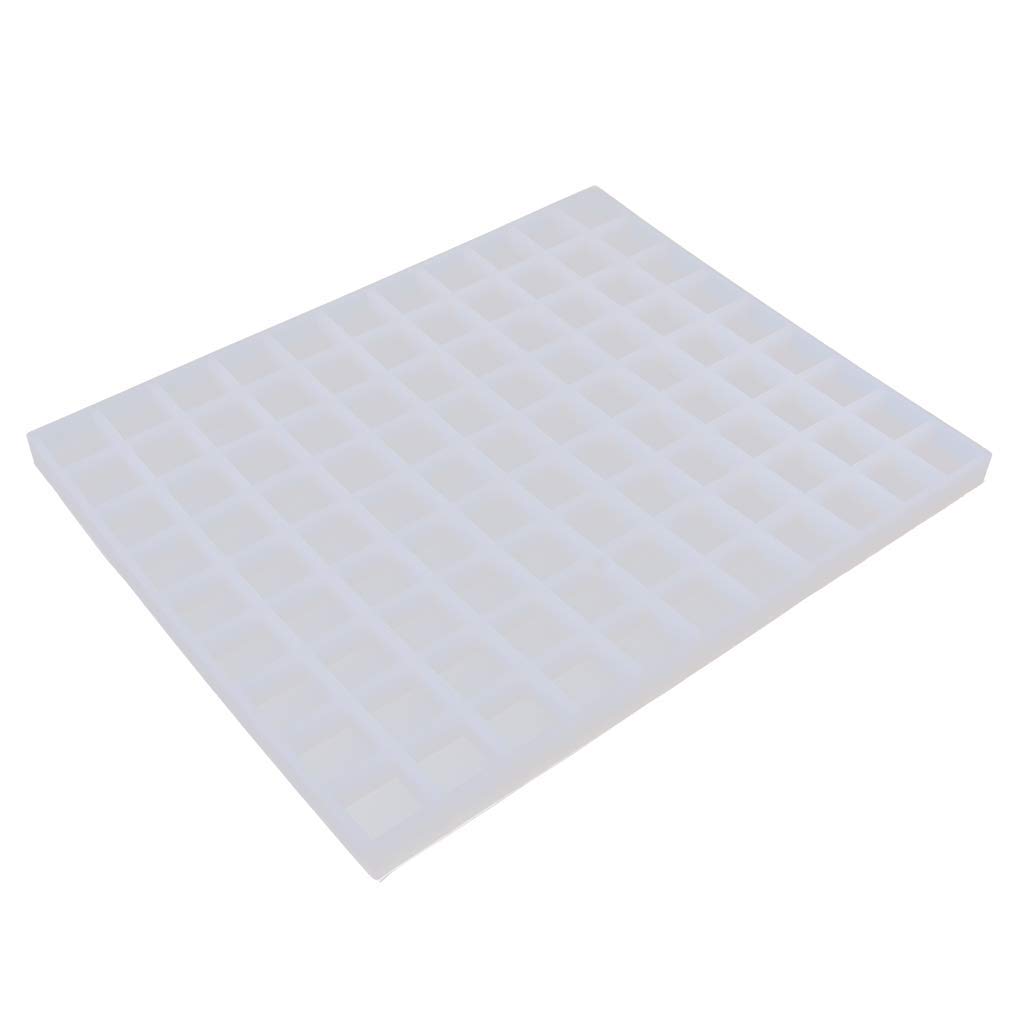 99 Gitter Platz Silikon Backform Schokoladenform für Handgemachte Zucker Fondant Kuchen Schokolade usw