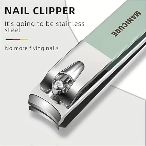 Image of DAINTY DEN 16 IN 1 Stainless Steel Professional Manicure Set Nail Cutter For Women Nail Scissors Luxury Grooming Kit Manicure Pedicure Kit For Women(16 IN 1)