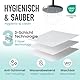 arteneur® - Hipster Esel - Anti-Schimmel Duschvorhang 180x200 - Öko-Tex Standard 100 - Beschwerter Saum, Blickdicht, Wasserdicht, Waschbar, 12 Ringe