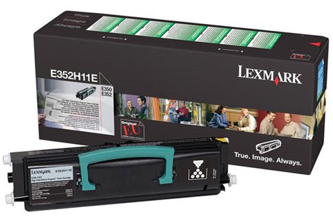 Toner Lexmark E352H11E Noir pour les impressions de rapports à la maison