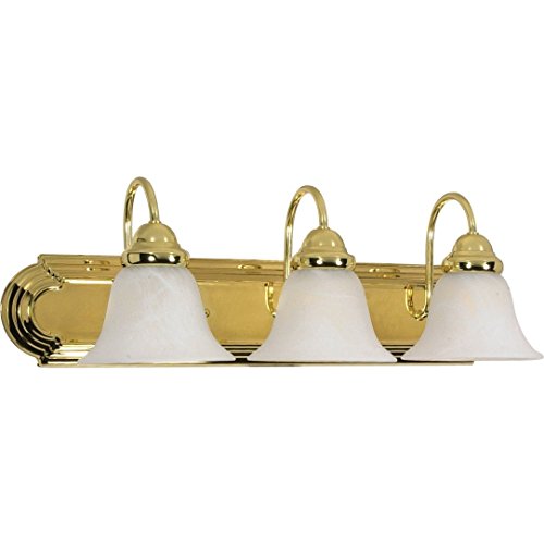 Image of Nuvo Lighting 60 /321 Traditional Three Light Vanity from Ballerina collection in Pwt, Nckl, B /S, Slvr. finish
