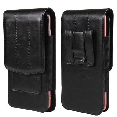 Étui de téléphone en cuir de qualité supérieure pour Moto G Power 2025 noir