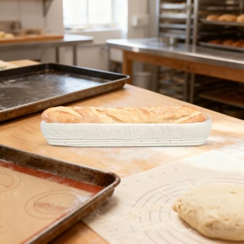Cesta de pan que evita que la masa se pegue al fermentar en casa 4