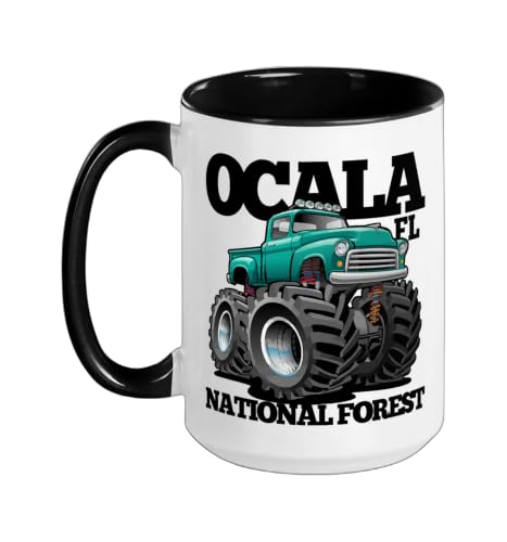 Ocala National Forest Offroad 4x4 Pickup Mug 15oz