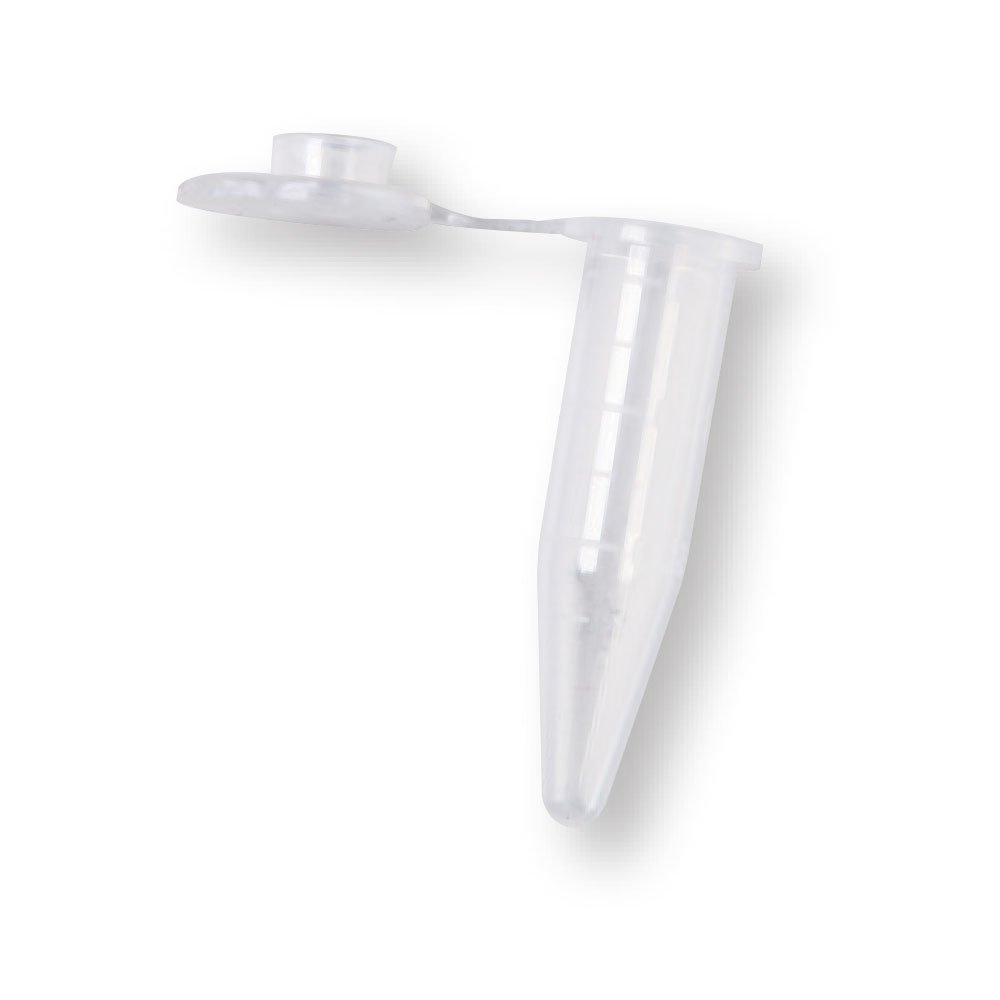 0.6ml Microcentrifuge Tubes, Sterile, Polypropylene, 1 Box of 500 Tubes/Unit