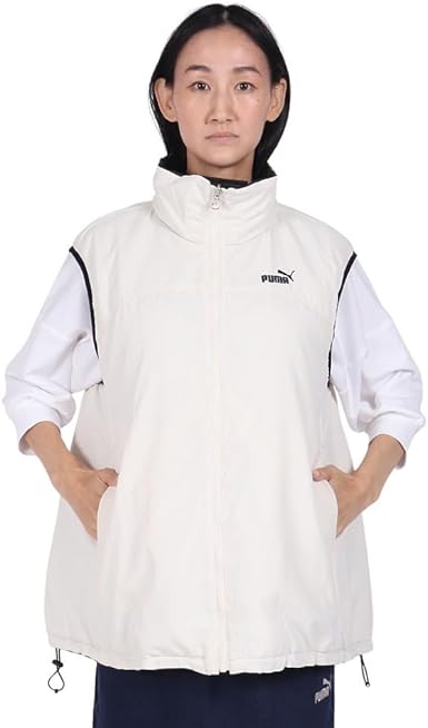PUMA フード付きベスト S ネイビー Amazon | [プーマ] ブルゾン ベスト 防風 CORE HERITAGE