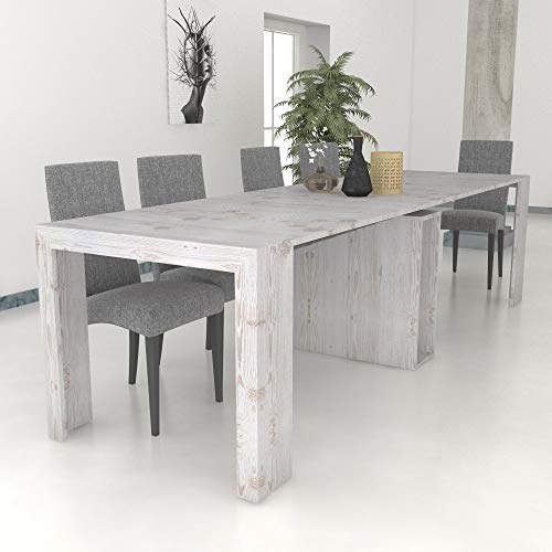 Ve.Ca. Tavolo consolle Marte con porta prolunghe