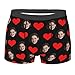BestCustomSt Personalisiert Boxershorts Mit Gesicht Foto Personalisierte Unterhose M&auml;nner, Lustige Boxershorts Herren Personalisiert Unterhosen M&auml;nner mit Bild Personalisierte Geschenke M&auml;nner