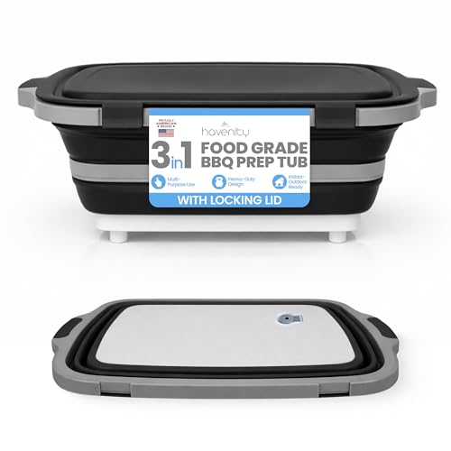 Havenity 16L Collapsible BBQ Prep Tub