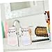 Zerodeko 2sets Refillable Bath Salt Storage Jars with Spoon Frosted Containers for Mask Powder and Personal Care Leak Portable Each for Beauty Salons