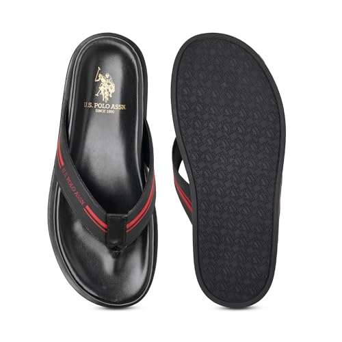 Image of U.S. Polo Assn. Men's Leather Slipper