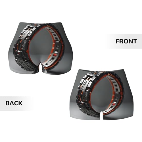 Realistic Bracelet Pattern Sports Shorts, high Elastic Slim Fitness Pants, Suitable for Yoga/Leisure/Daily wear3