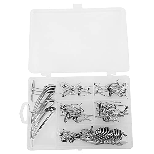 Guide de pêche avec cadre en acier et anneaux céramique