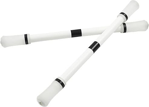 Hitefu 2PCS Spinning Pen, White Finger Spinner Pen Rotating Pen Spinning Trainer, Gaming Trick Pen Mod for Student & Adults