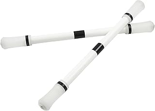 Hitefu 2PCS Spinning Pen, White Finger Spinner Pen Rotating Pen Spinning Trainer, Gaming Trick Pen Mod for Kids Student Adults
