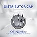 OXCANO 8233 Car Ignition Distributor Cap and Rotor Kit Compatible with Ford Bronco, E-150, E-250, E-350, F-150, F-250, F-350, LTD, LTD Crown Victoria, Mustang, Thunderbird, Lincoln Continental, Cougar