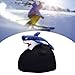 Menolana Ski Helmet Cover Knitted Cap Decorative Snowboard Lovely Multifunction Portable Skiing Helmet Accessory Ski Helmet Decoration, Black
