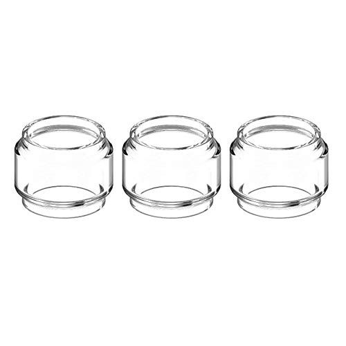 Bombilla de repuesto Pyrex Glass # 4 para TFV8 Baby Standard Edition y Brit Mini Flavour Tanque Tubo - Medida 5 - (Paquete de 3), Este producto no contiene nicotina ni tabaco