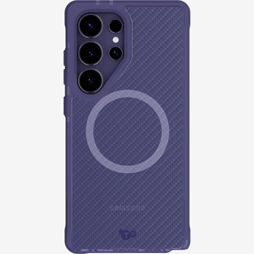 Image of Tech21 EvoArmor case for Samsung Galaxy S25 Ultra - with Magnets - Military Grade Protection - Purple