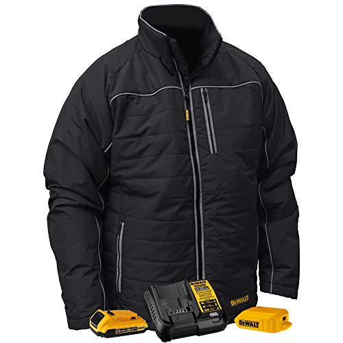 Dewalt DCHJ075D1-L 20V MAX Li-Ion Quilted/Heated Jacket Kit - Large