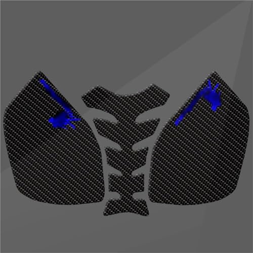 Für SUZUKI Hayabusa GSXR 1300 2021-2023 Motorrad Tankpad Aufkleber Fischgrätenmuster(B-038)