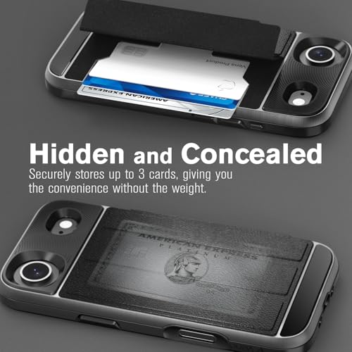 VENA vCommute for iPhone 17 Air Wallet Case, Black - image 3