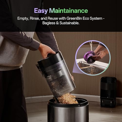 Vexilar Robot Vacuum and Mop with Multi-Cyclone Bagless Self Emptying Docking Station, 10000Pa Suction, LiDAR Navigation, 5 Maps, 180Min Runtime, Robotic Vacuum for Pet Hair, Carpet and Hard Floor - Image 9