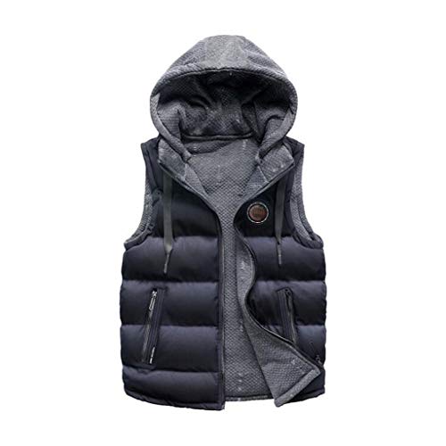 Automne et Hiver Casual Gilet épaissir Veste Double Face Hommes Veste Chaude pour Hommes (Couleur : Bleu, Taille : M) Cover