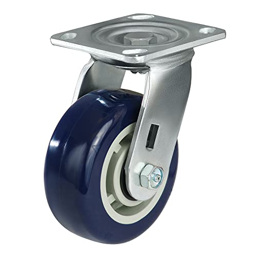 Roulettes pivotantes charge lourde 1451 kg pour chariot bloqué roues 12,7 cm