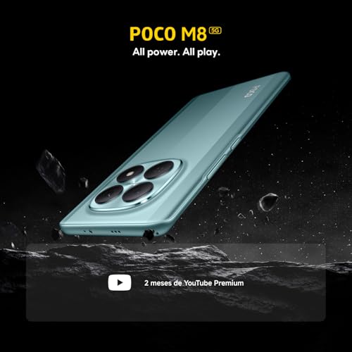 XIAOMI POCO M8 5G Smartphone de 8+512GB Negro Pantalla de 6,77" 120Hz - Image 4
