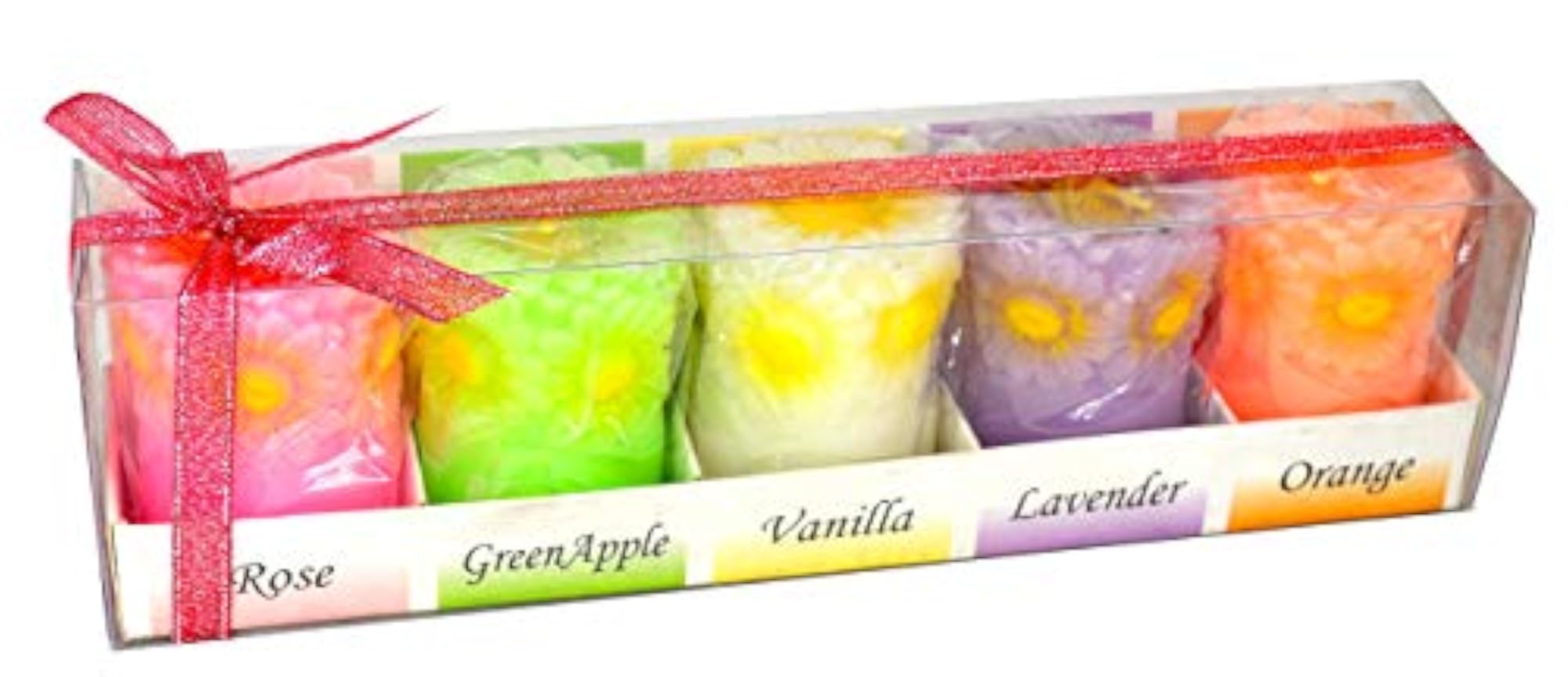 Multi Colour Pillar Candles for Decoration