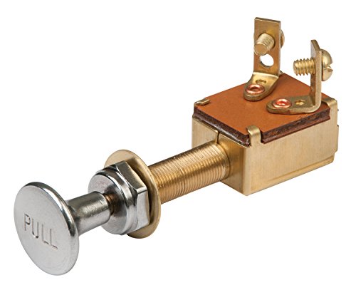 Interrupteur Push-Pull Off/(On) 2 positions SPST BEP pour circuit électrique