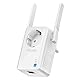TP-Link TL-WA860RE WLAN Repeater mit Steckdose (300 Mbit/s, WLAN Verstärker, integrierte Steckdose, LAN Port, App Steuerung, kompatibel zu allen gängigen WLAN Geräten) weiß