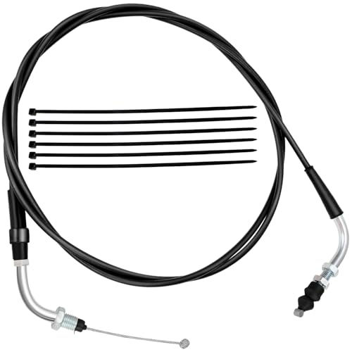 Image of YOXUFA 78 inch Throttle Cable for GY6 50cc 80cc 90cc 110cc 125cc 150cc 139QMB 157QMJ Scooter Tao Tao VIP Future Champion Ice Bear Jonway Roketa Wildfire Buggy Moped ATV Go Kart Motorcycle Parts