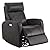 CHITA Power Swivel Glider Rocker Recliner,USB Charge Manual Headrest Double Layer Backrest Truck armrest Recliner Chair Sofa for Living Room and Nursery from CHITA